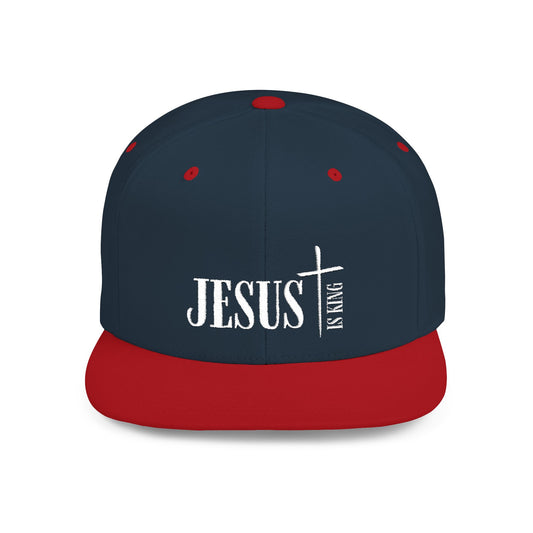 Faith-Inspired Flat Bill Snapback Hat, Christian Hat, Stylish Cap for Men & Women, Perfect for Church, Casual Outings, Gifts