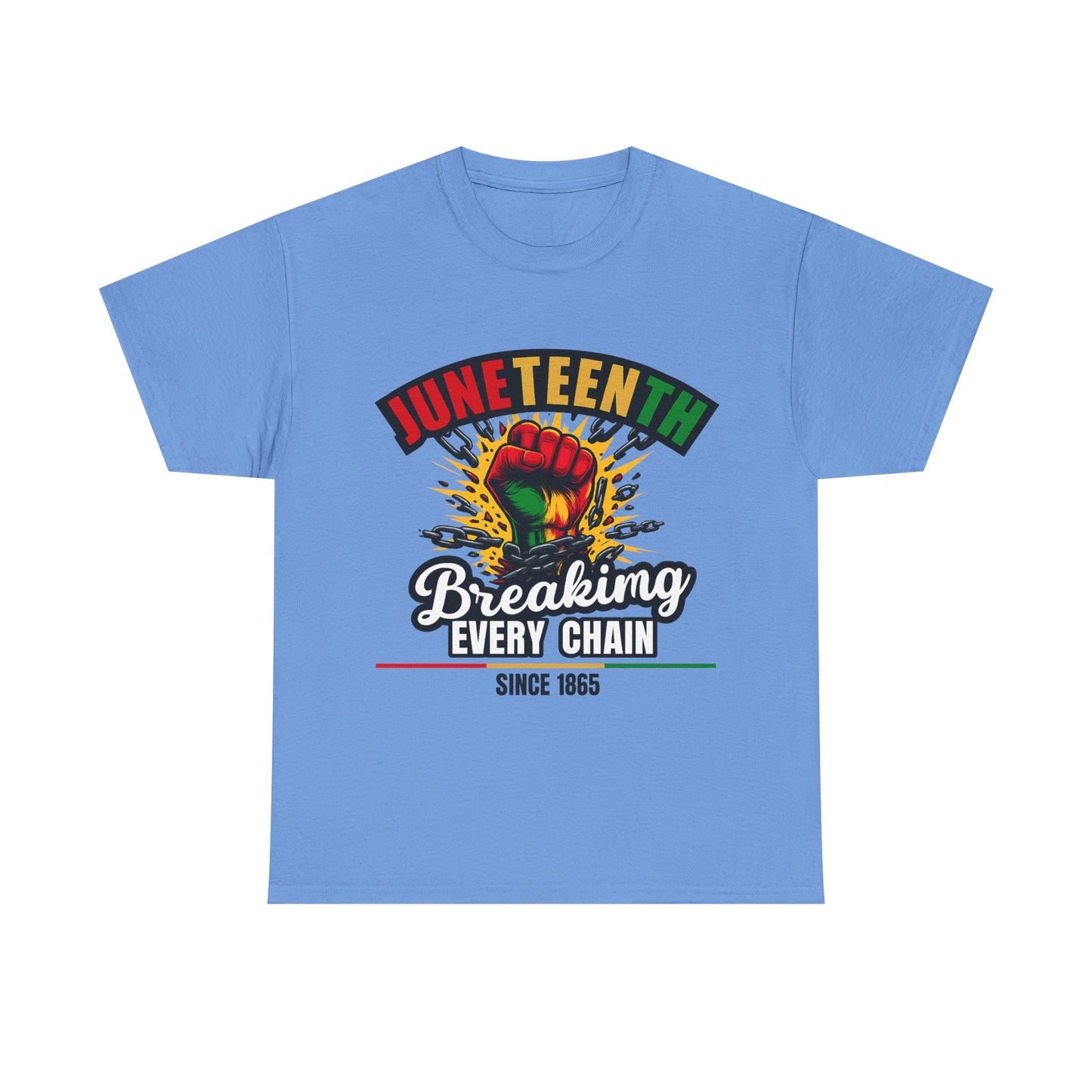 Juneteenth Heavy Cotton Tee | Breaking Every Chain Shirt | Unisex T-Shirt | Black History Month Apparel | Juneteenth Celebration Gift [...]