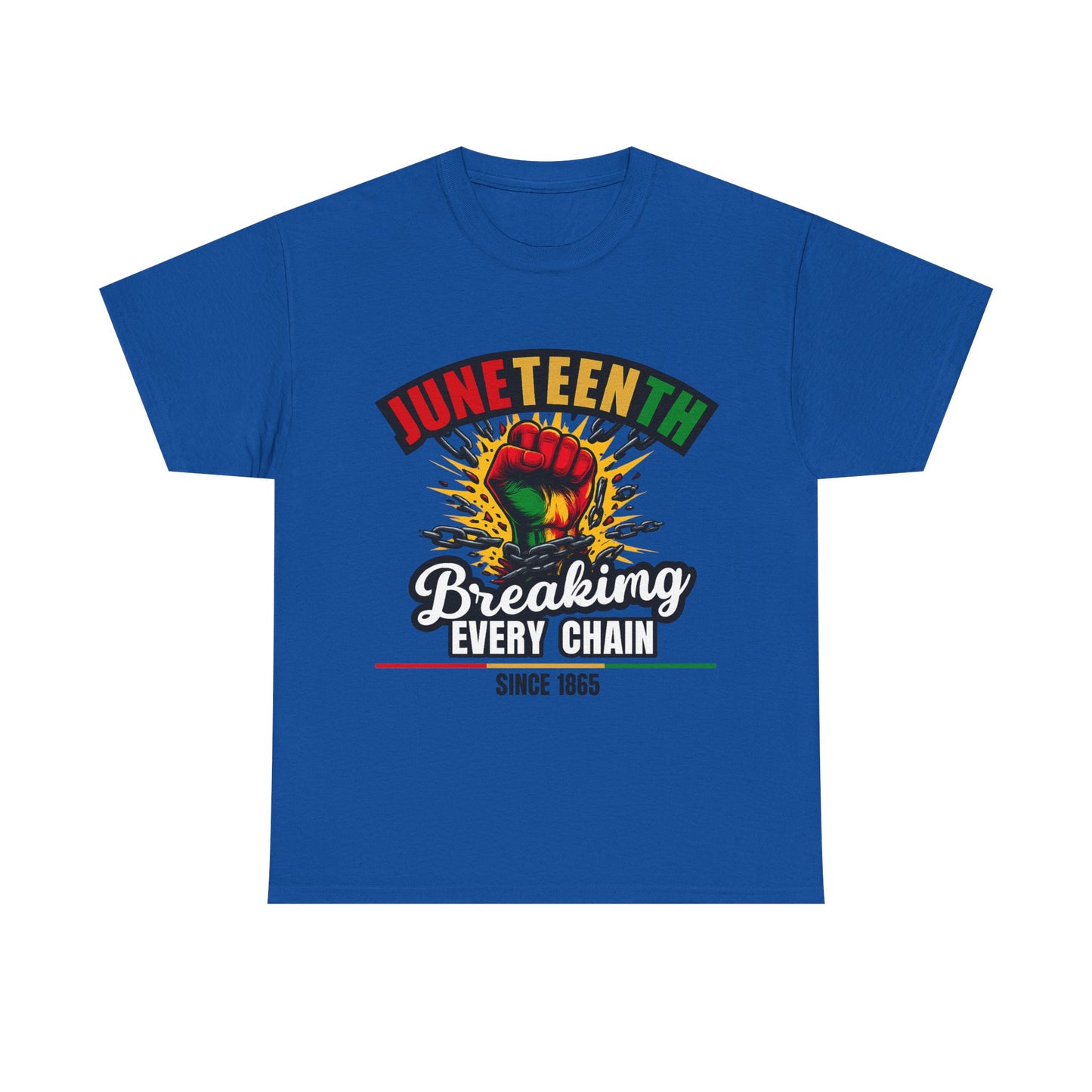 Juneteenth Heavy Cotton Tee | Breaking Every Chain Shirt | Unisex T-Shirt | Black History Month Apparel | Juneteenth Celebration Gift [...]