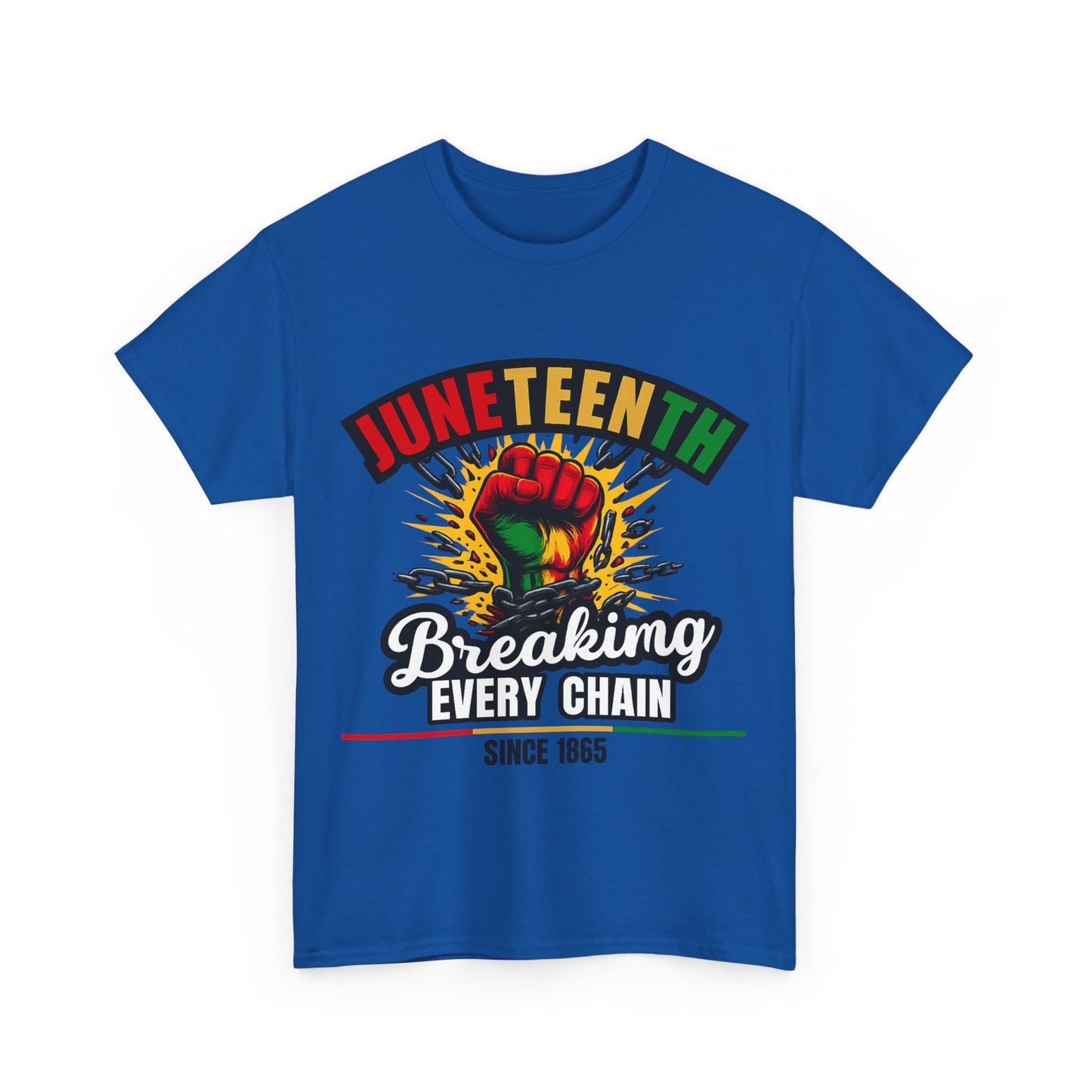 Juneteenth Heavy Cotton Tee | Breaking Every Chain Shirt | Unisex T-Shirt | Black History Month Apparel | Juneteenth Celebration Gift [...]