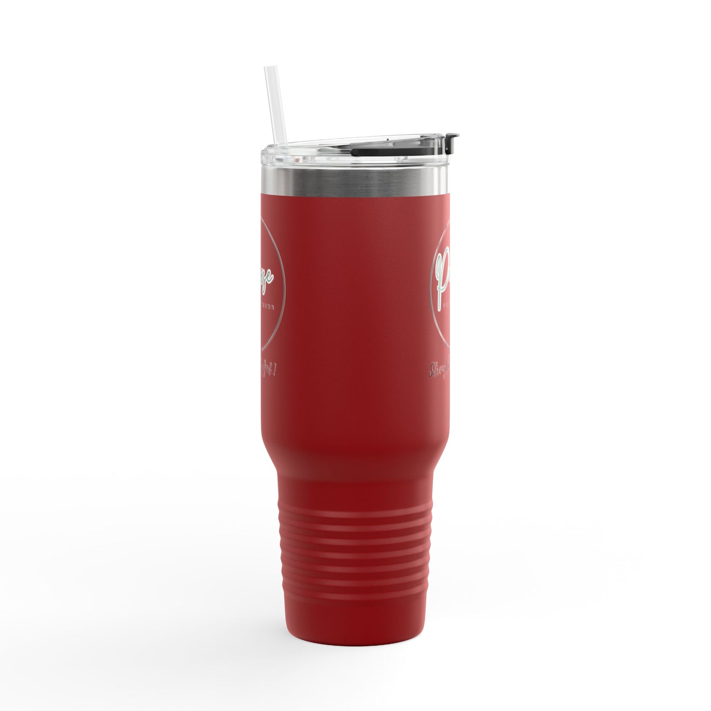 Insulated Travel Mug - 40oz "Purpose: Strengthened By God"