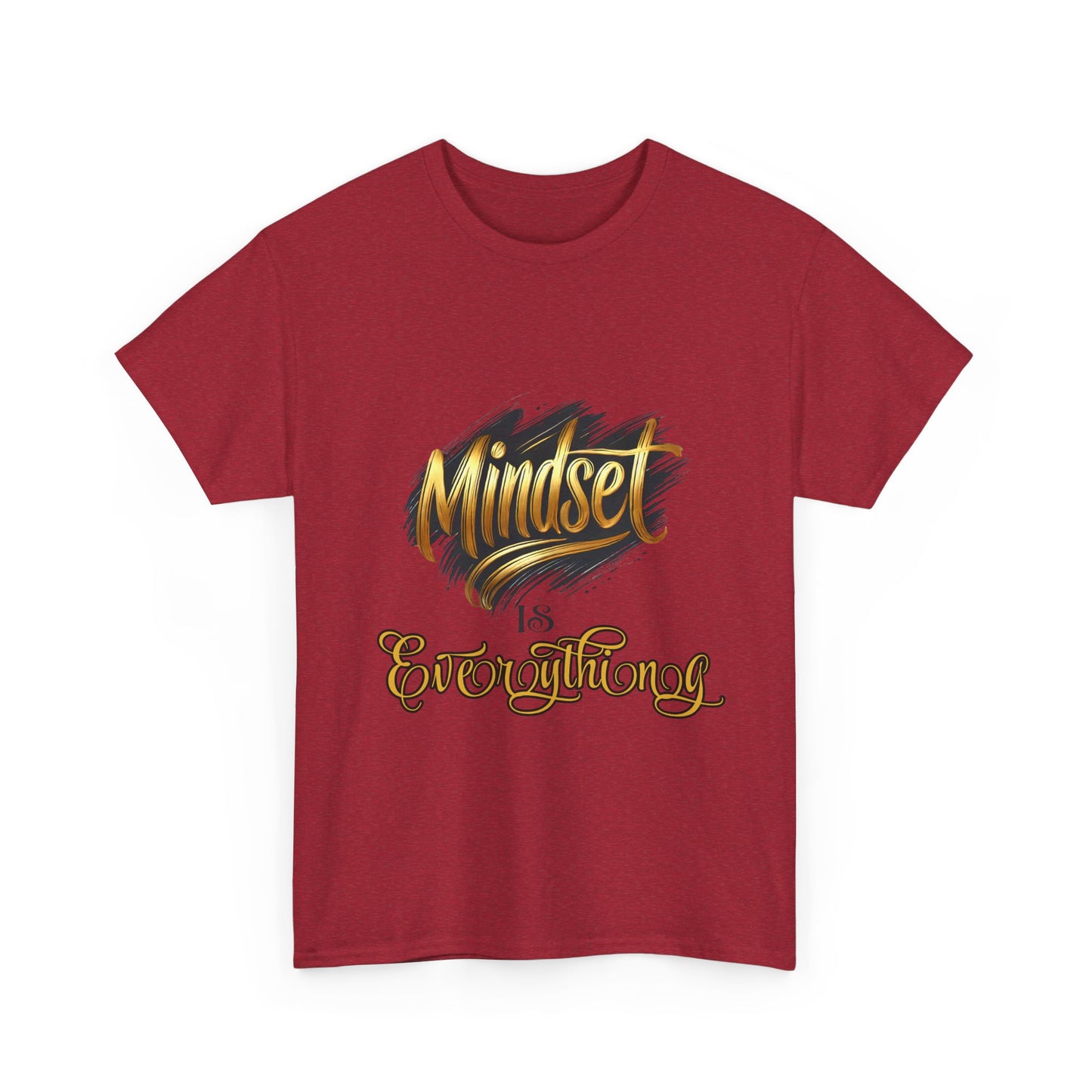 Mindset Unisex Heavy Cotton Tee - Inspirational Shirt, Motivational Top, Positive Vibes Apparel, Gift for Growth, Everyday Wear