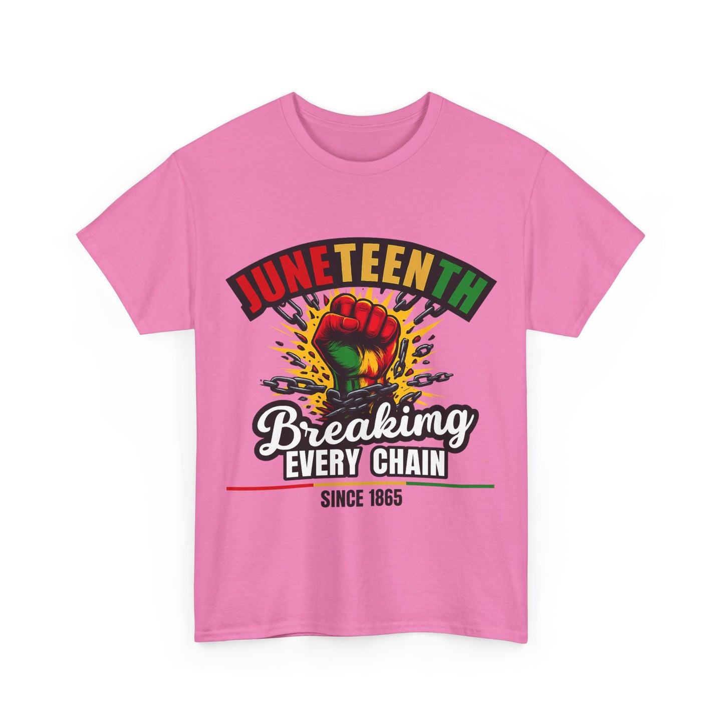 Juneteenth Heavy Cotton Tee | Breaking Every Chain Shirt | Unisex T-Shirt | Black History Month Apparel | Juneteenth Celebration Gift [...]