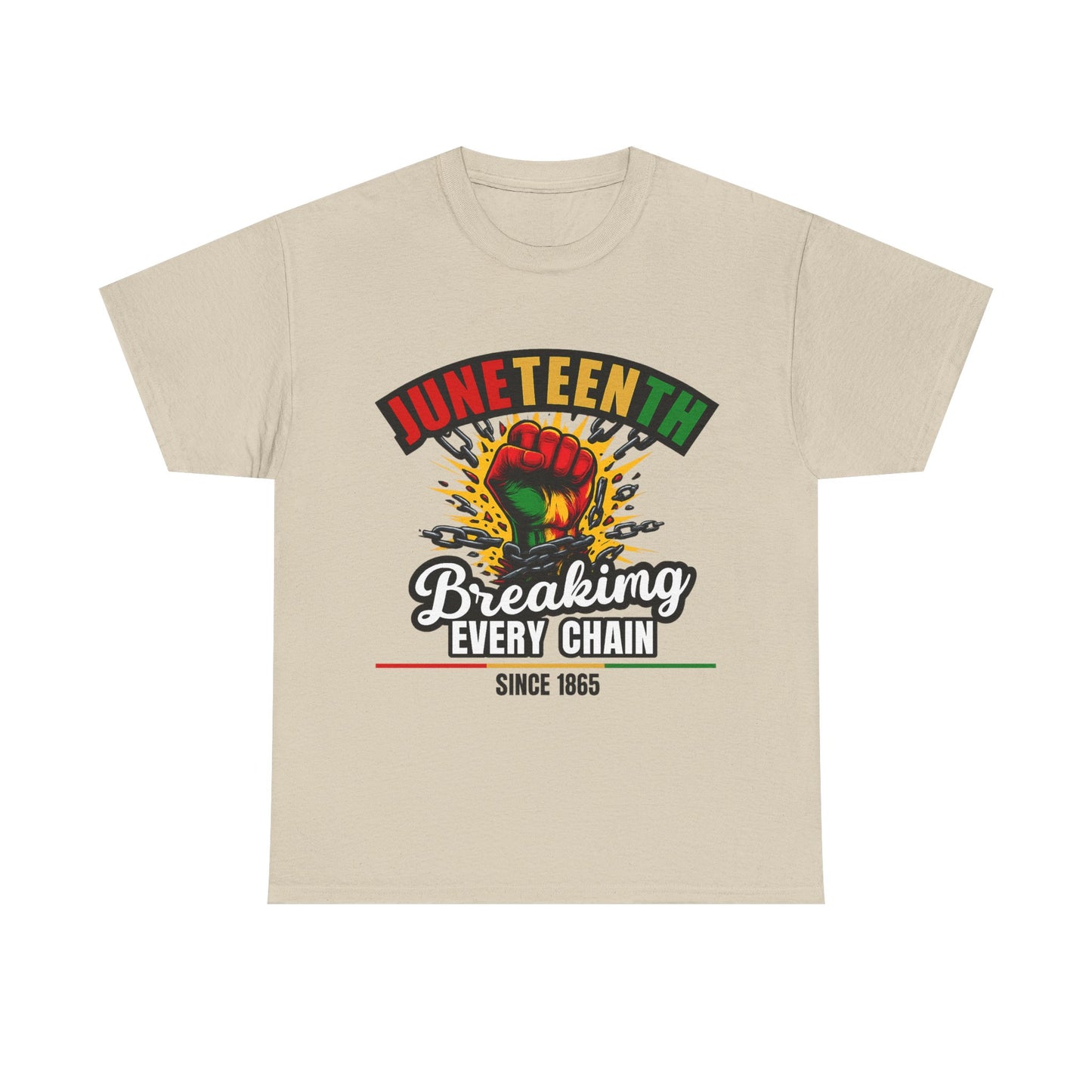Juneteenth Heavy Cotton Tee | Breaking Every Chain Shirt | Unisex T-Shirt | Black History Month Apparel | Juneteenth Celebration Gift [...]