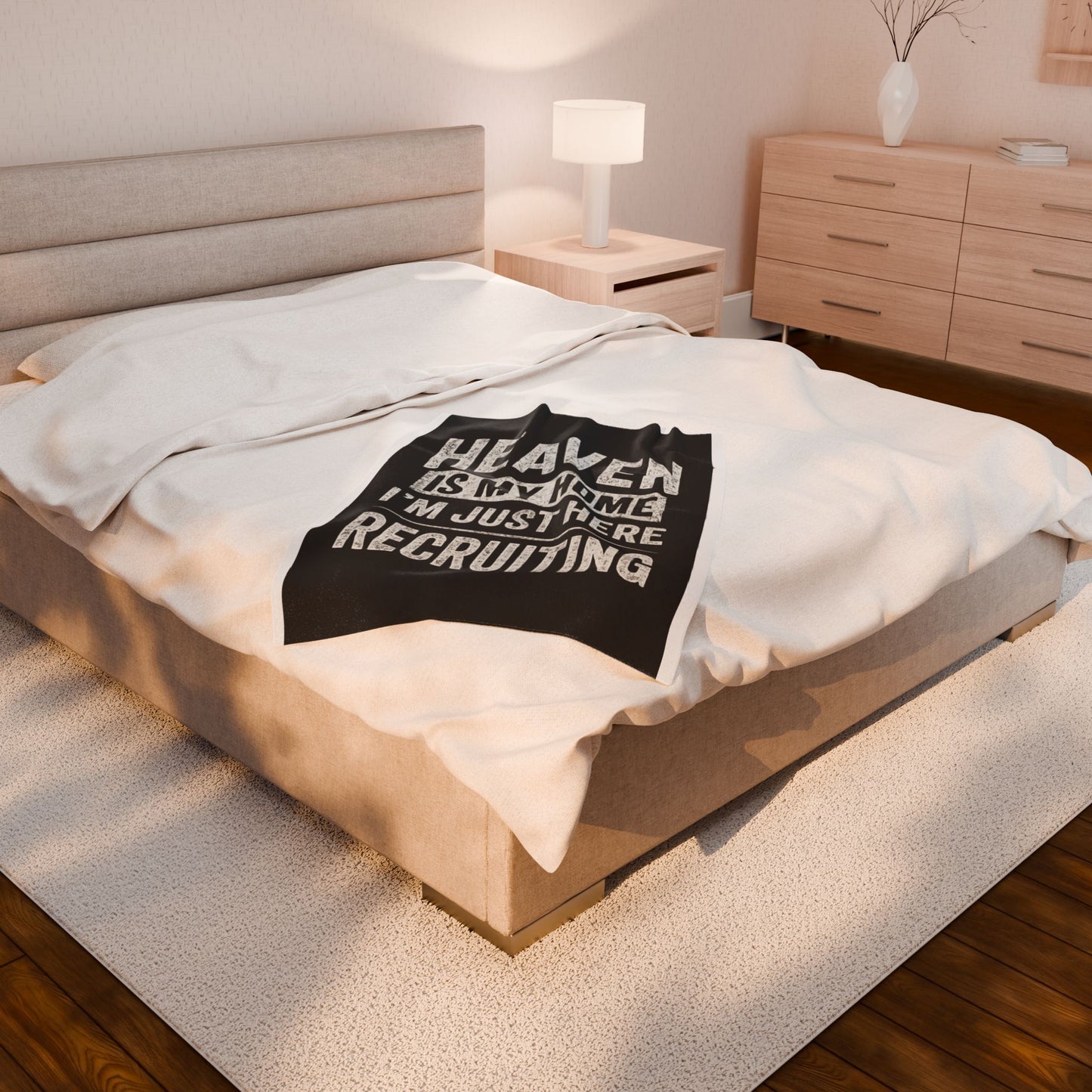 Heaven is My Home Plush Blanket, Cozy Velveteen Throw, Inspirational Gift, Soft Fleece Cover, Ideal for Home Decor, Perfect for [...]