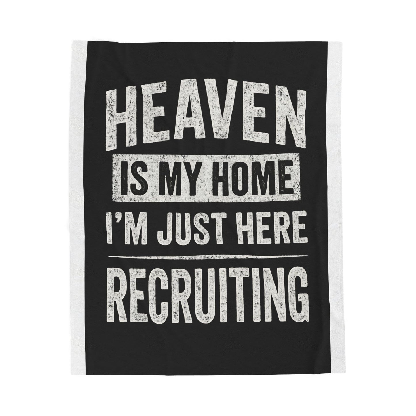 Heaven is My Home Plush Blanket, Cozy Velveteen Throw, Inspirational Gift, Soft Fleece Cover, Ideal for Home Decor, Perfect for [...]
