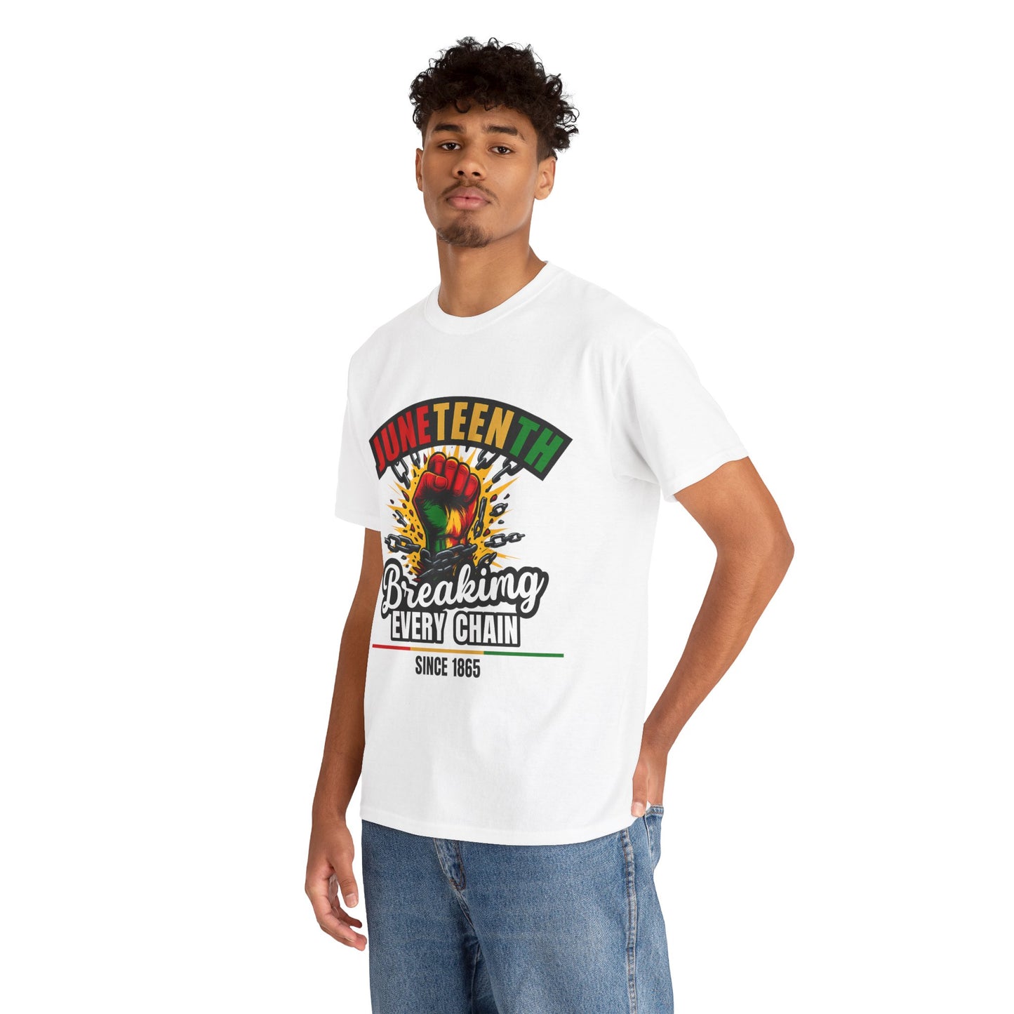 Juneteenth Heavy Cotton Tee | Breaking Every Chain Shirt | Unisex T-Shirt | Black History Month Apparel | Juneteenth Celebration Gift [...]