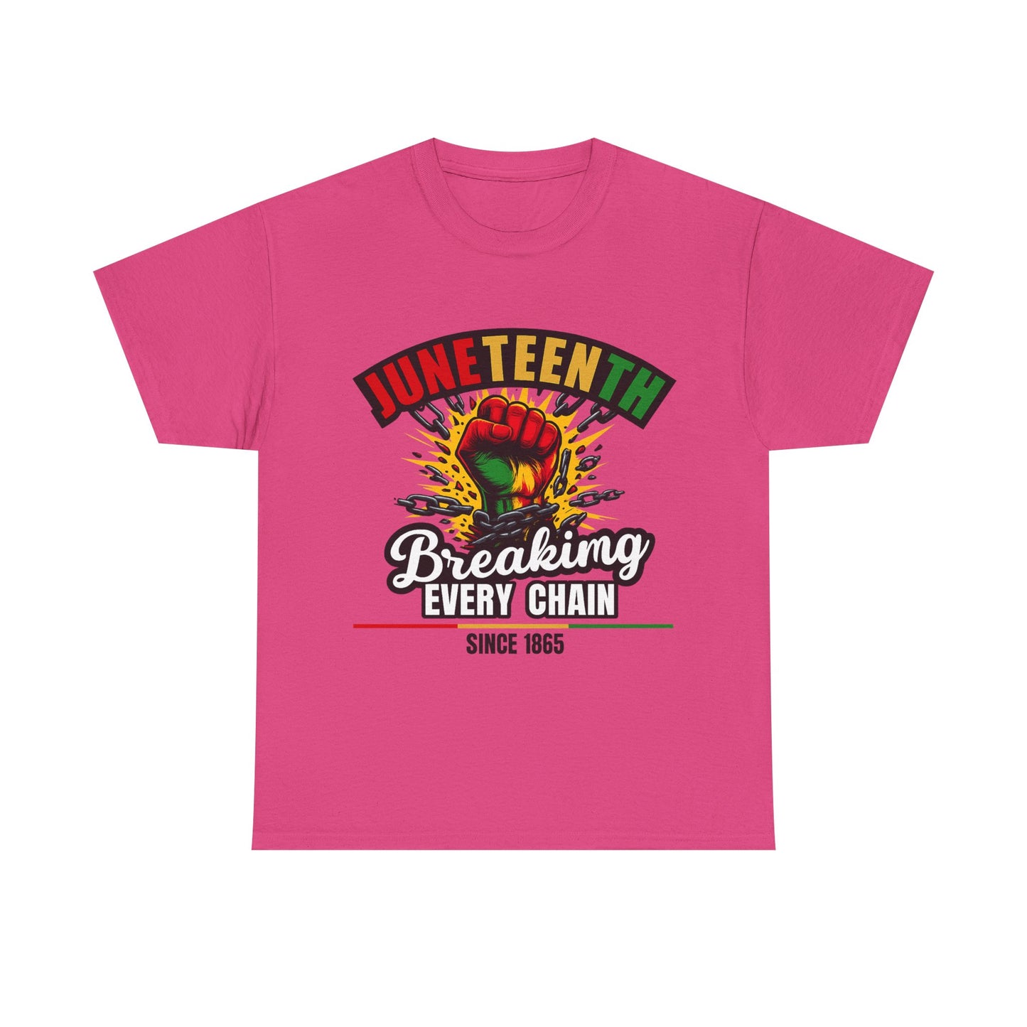 Juneteenth Heavy Cotton Tee | Breaking Every Chain Shirt | Unisex T-Shirt | Black History Month Apparel | Juneteenth Celebration Gift [...]