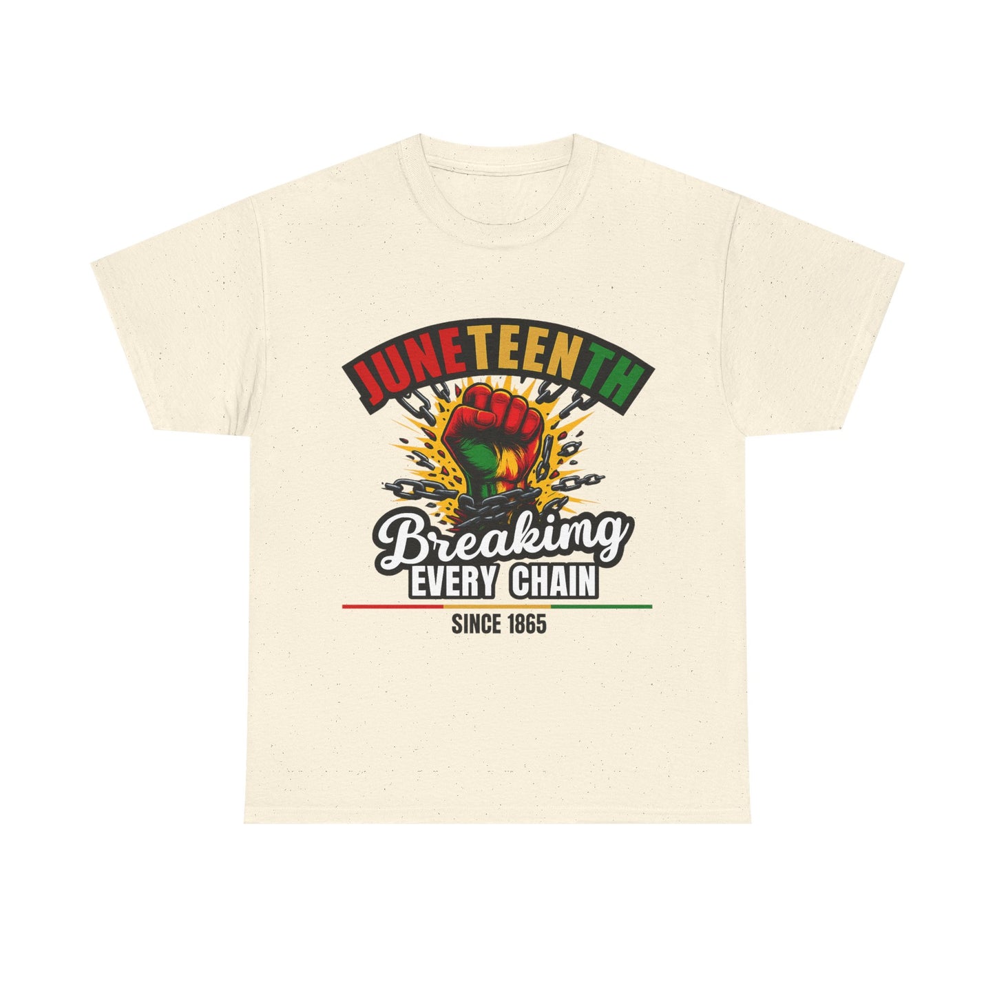 Juneteenth Heavy Cotton Tee | Breaking Every Chain Shirt | Unisex T-Shirt | Black History Month Apparel | Juneteenth Celebration Gift [...]