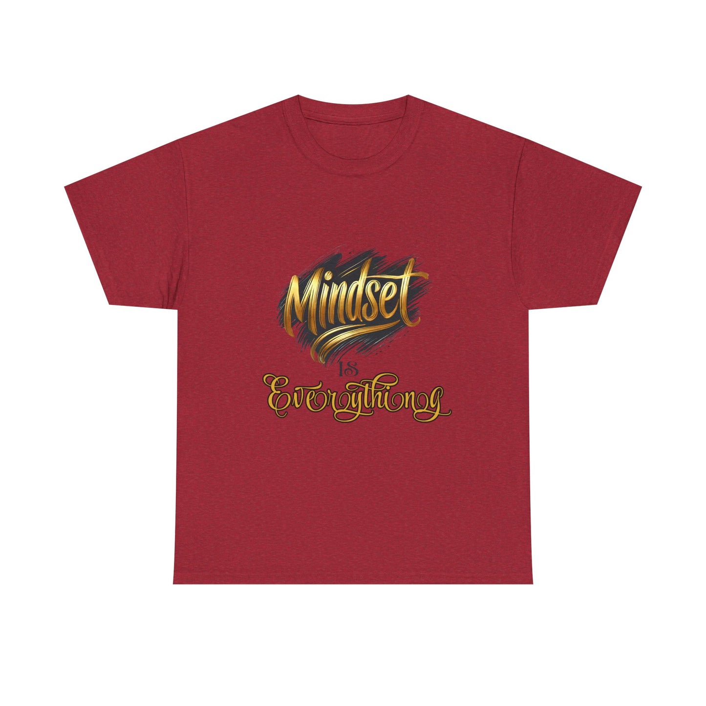 Mindset Unisex Heavy Cotton Tee - Inspirational Shirt, Motivational Top, Positive Vibes Apparel, Gift for Growth, Everyday Wear