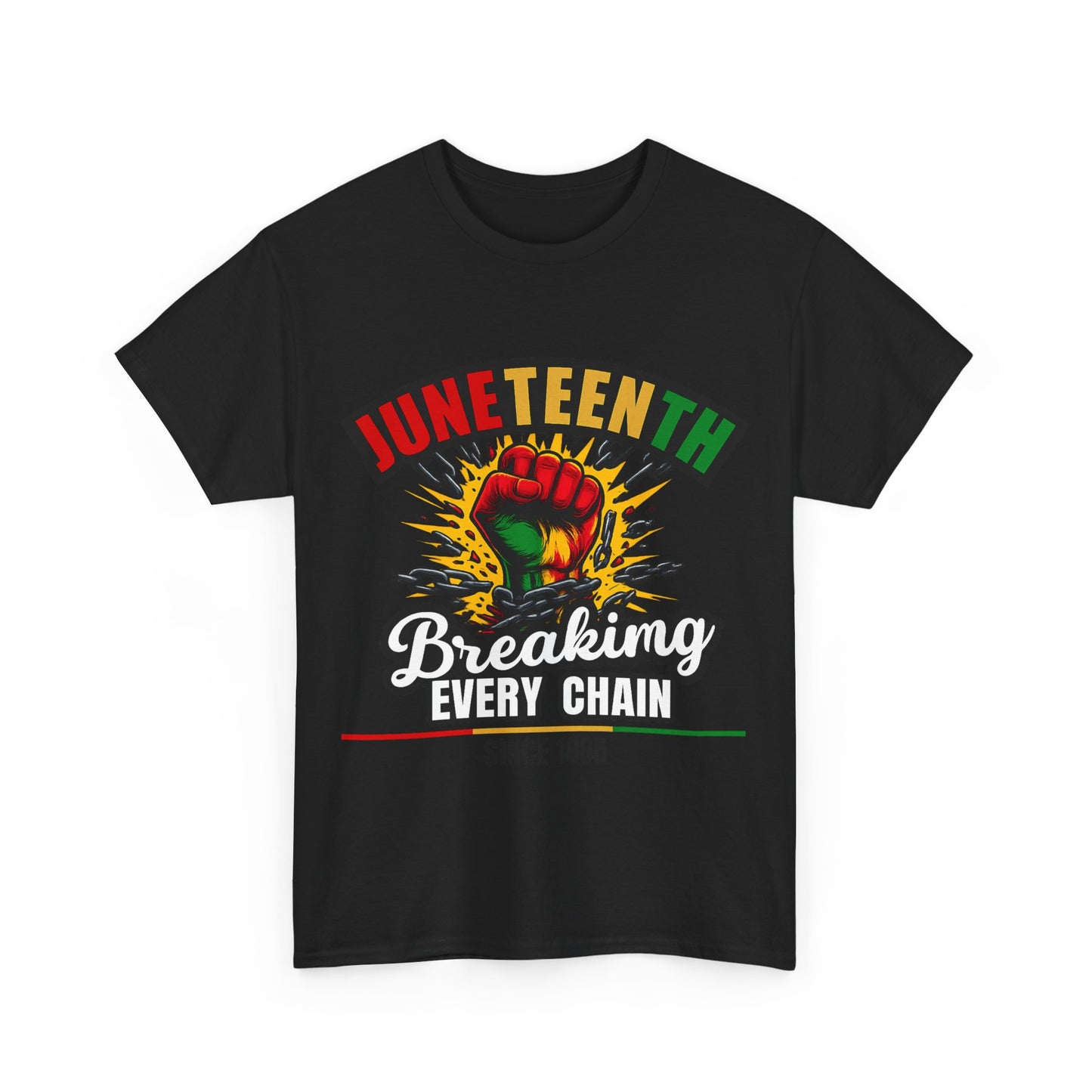 Juneteenth Heavy Cotton Tee | Breaking Every Chain Shirt | Unisex T-Shirt | Black History Month Apparel | Juneteenth Celebration Gift [...]