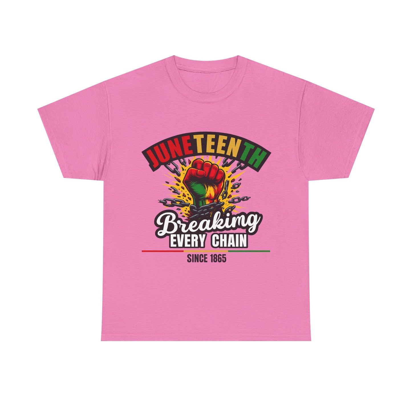 Juneteenth Heavy Cotton Tee | Breaking Every Chain Shirt | Unisex T-Shirt | Black History Month Apparel | Juneteenth Celebration Gift [...]