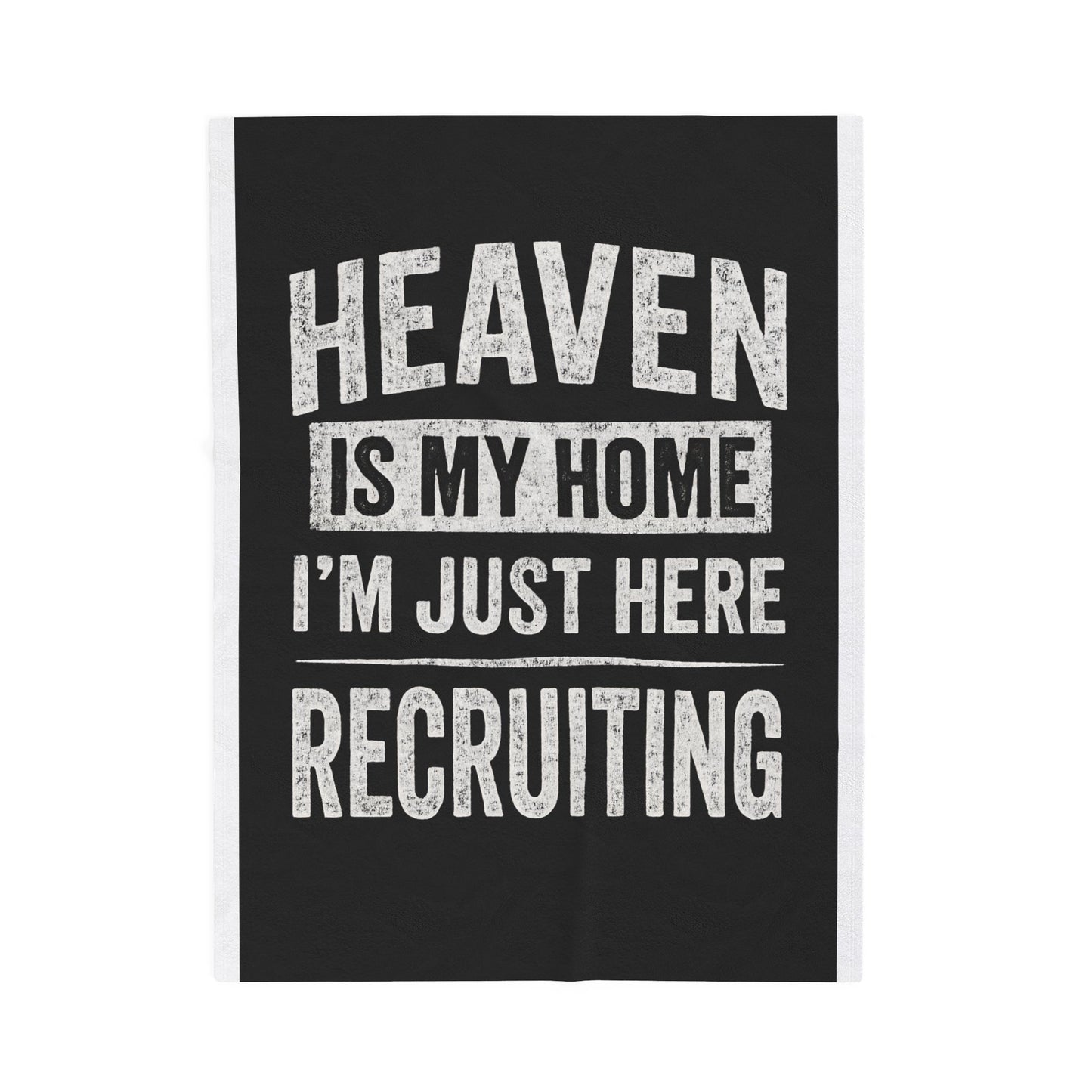 Heaven is My Home Plush Blanket, Cozy Velveteen Throw, Inspirational Gift, Soft Fleece Cover, Ideal for Home Decor, Perfect for [...]