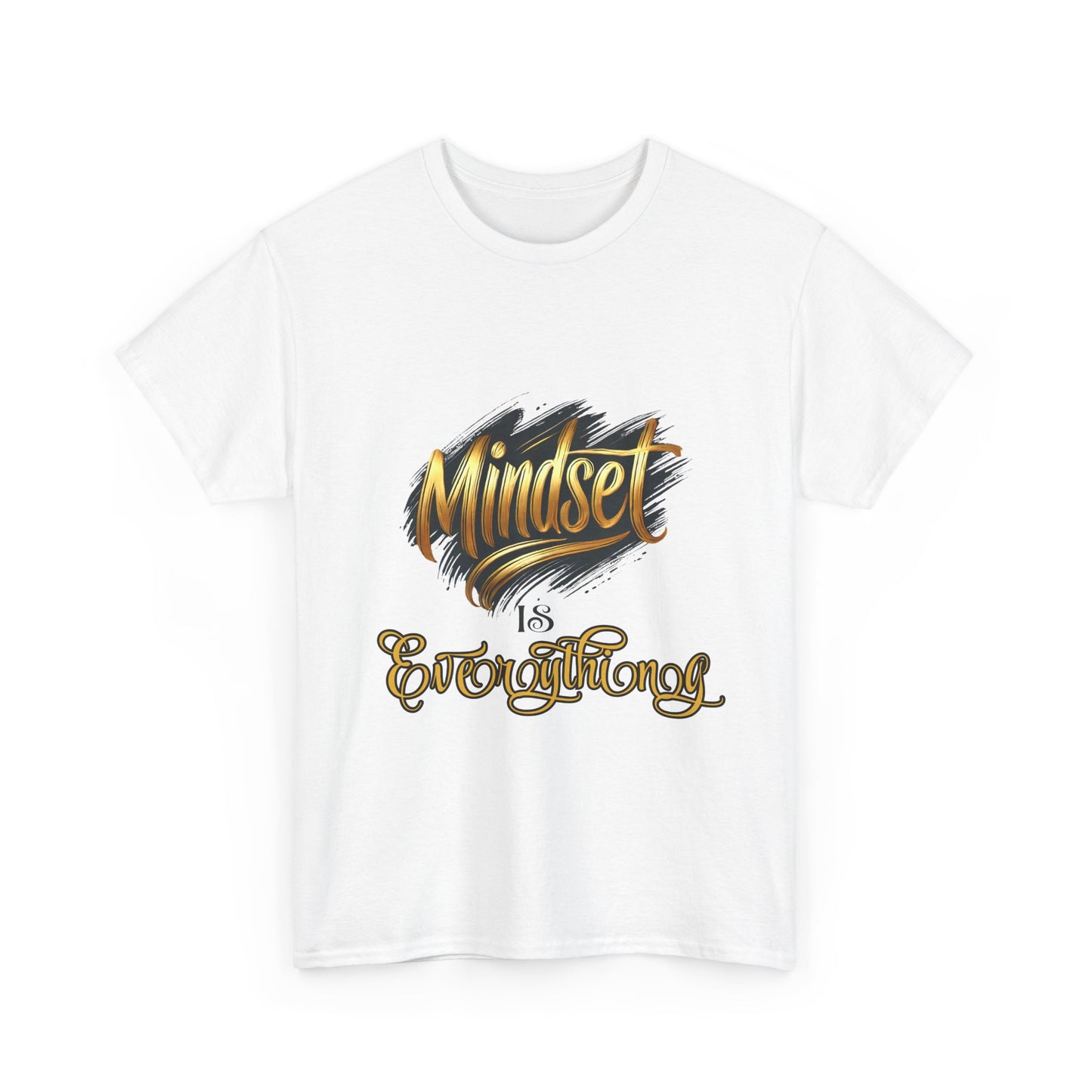 Mindset Unisex Heavy Cotton Tee - Inspirational Shirt, Motivational Top, Positive Vibes Apparel, Gift for Growth, Everyday Wear
