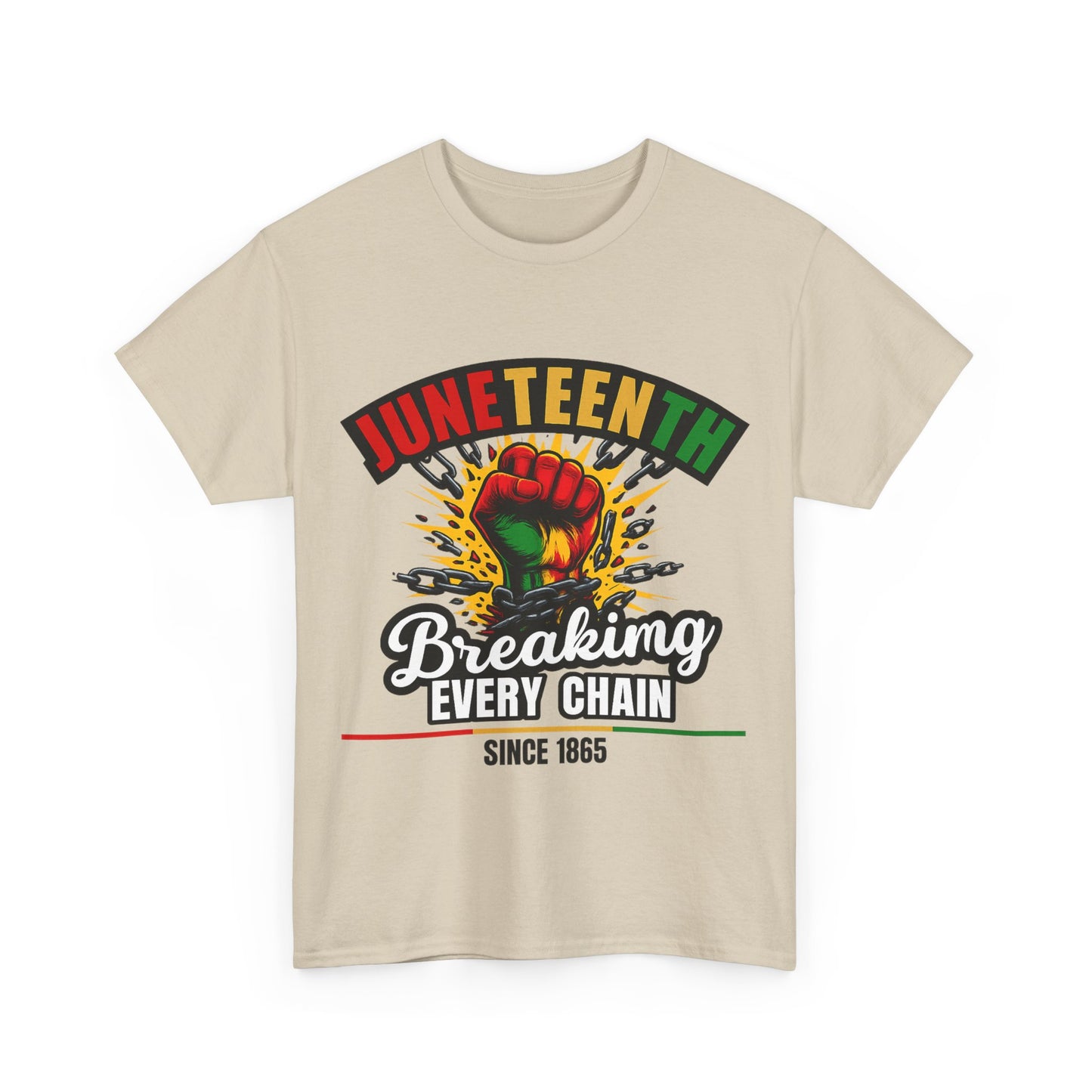 Juneteenth Heavy Cotton Tee | Breaking Every Chain Shirt | Unisex T-Shirt | Black History Month Apparel | Juneteenth Celebration Gift [...]