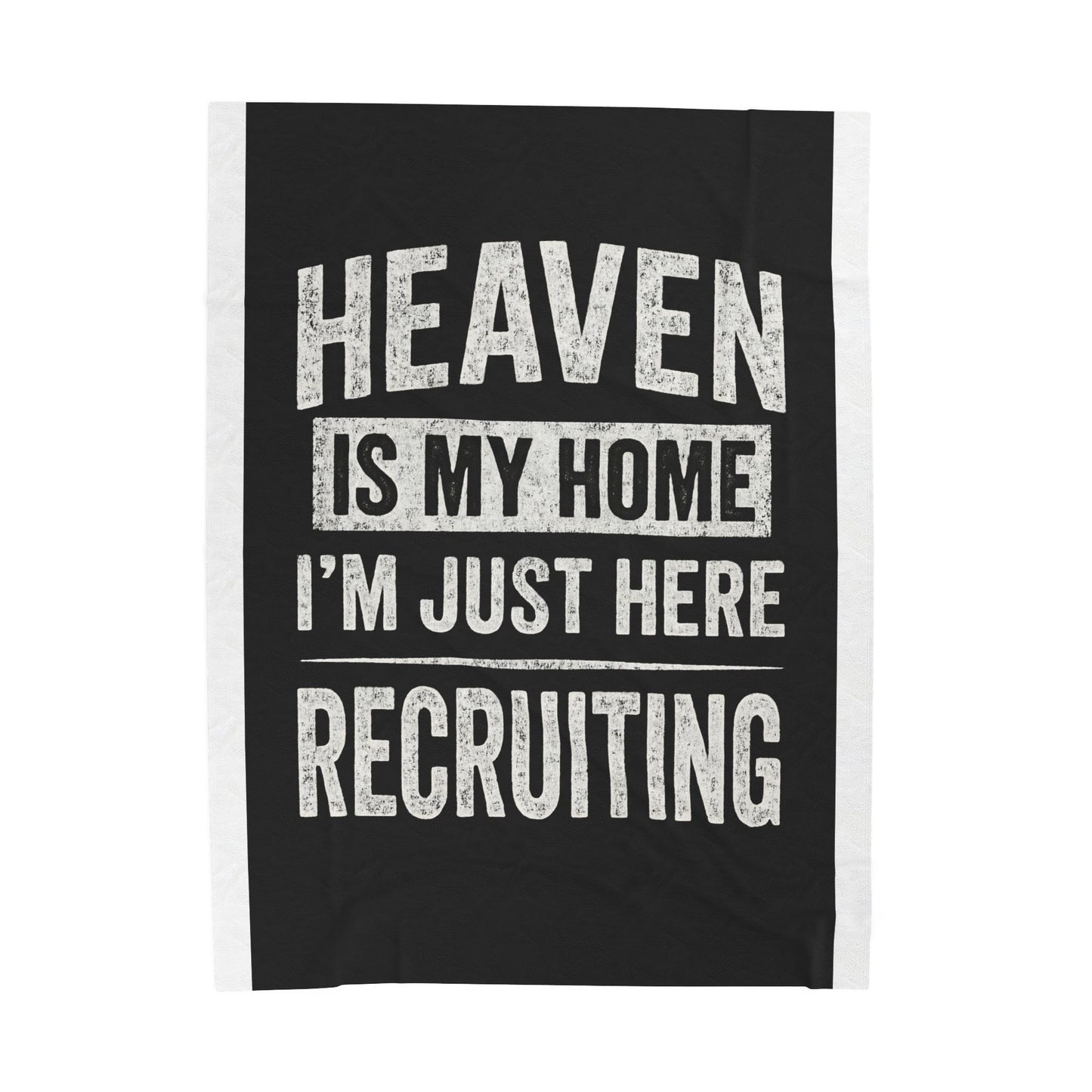 Heaven is My Home Plush Blanket, Cozy Velveteen Throw, Inspirational Gift, Soft Fleece Cover, Ideal for Home Decor, Perfect for [...]