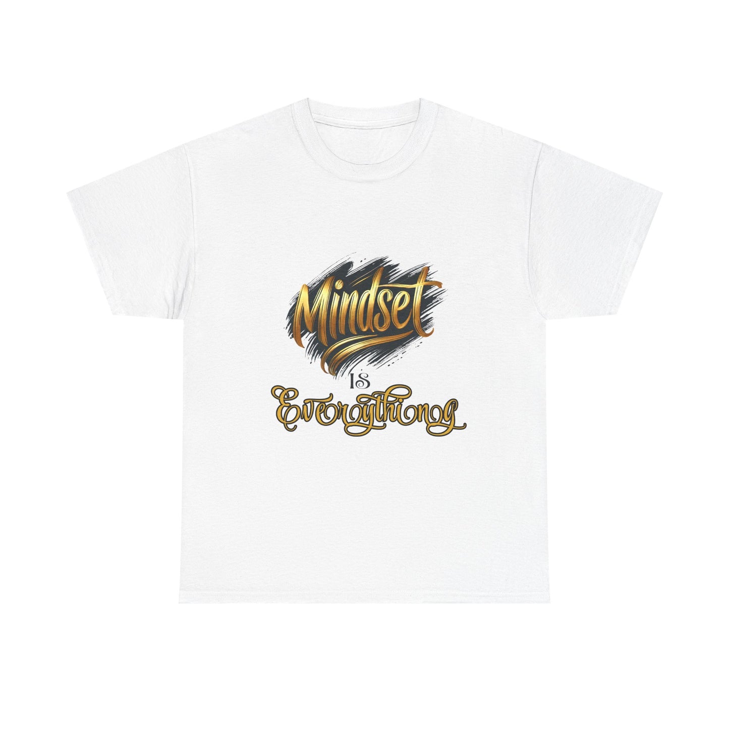 Mindset Unisex Heavy Cotton Tee - Inspirational Shirt, Motivational Top, Positive Vibes Apparel, Gift for Growth, Everyday Wear