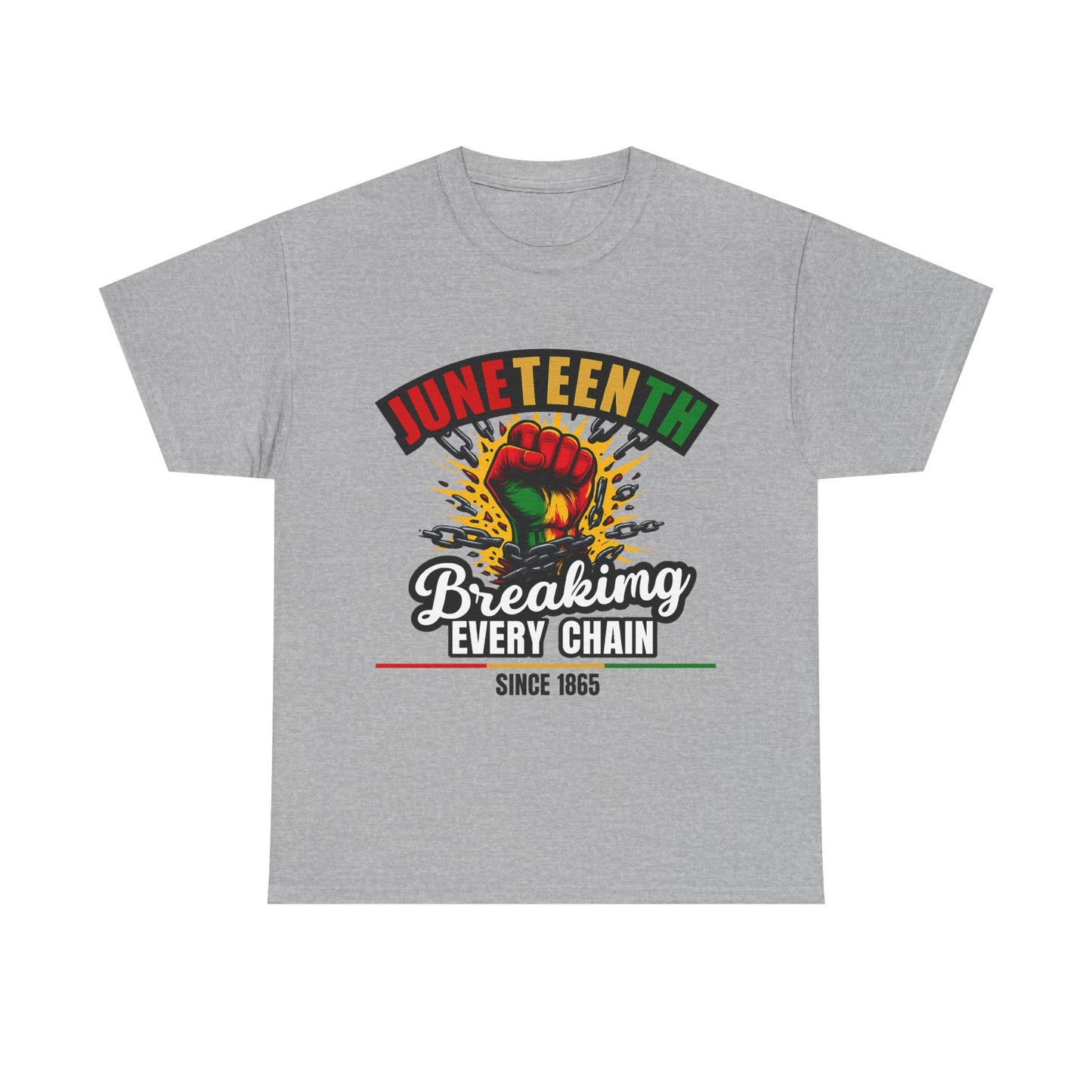 Juneteenth Heavy Cotton Tee | Breaking Every Chain Shirt | Unisex T-Shirt | Black History Month Apparel | Juneteenth Celebration Gift [...]