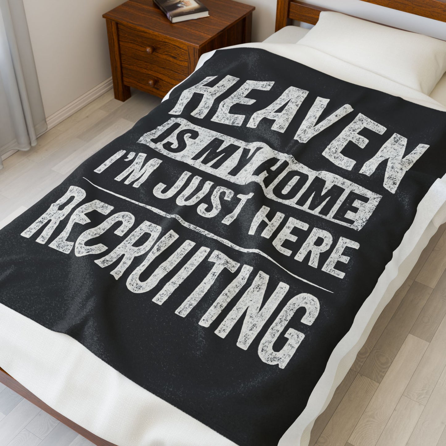 Heaven is My Home Plush Blanket, Cozy Velveteen Throw, Inspirational Gift, Soft Fleece Cover, Ideal for Home Decor, Perfect for [...]